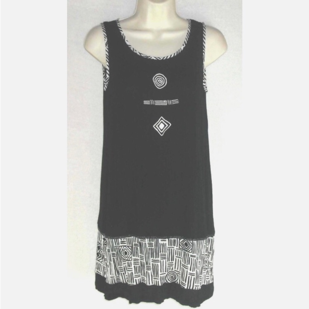 KEY LIME PIE Petites dress sz XS Border Print Tank